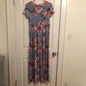 Maxi floral dress